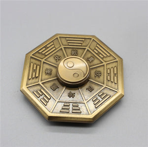 Taiji Eight Diagrams Fingertip Gyro Metal Fingertip Gyro Toy Gift Finger Gyro Adult Gift Spinner Anti Stress Fidget Spinner