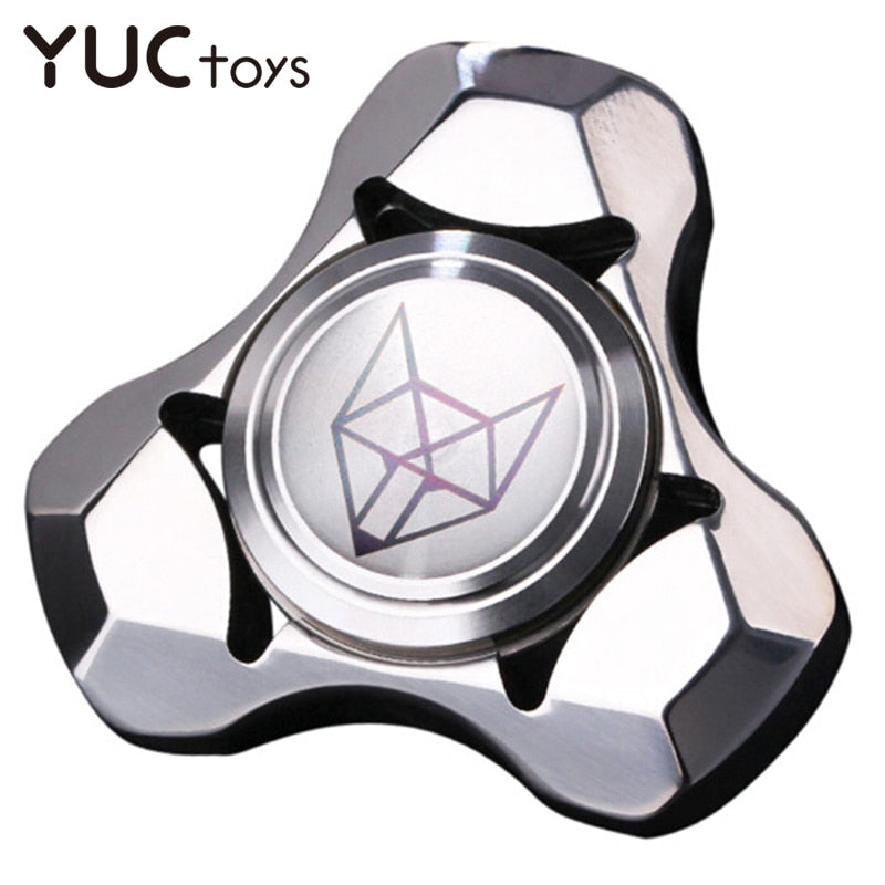 Stainless Steel Hand Spinner Fidget Silent Bearing Zinc Alloy Metal Steel Ball Mute Edc Finger Gyro Relieve Stress Boy Xmas Gift