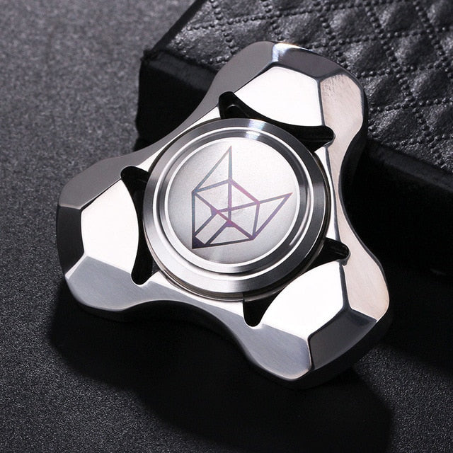 Stainless Steel Hand Spinner Fidget Silent Bearing Zinc Alloy Metal Steel Ball Mute Edc Finger Gyro Relieve Stress Boy Xmas Gift