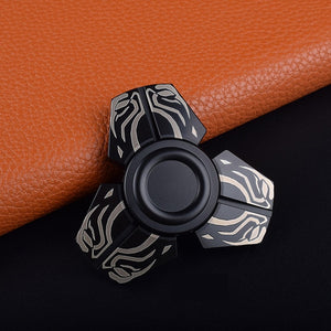 Stainless Steel Hand Spinner Fidget Silent Bearing Zinc Alloy Metal Steel Ball Mute Edc Finger Gyro Relieve Stress Boy Xmas Gift