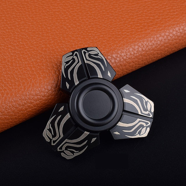 Stainless Steel Hand Spinner Fidget Silent Bearing Zinc Alloy Metal Steel Ball Mute Edc Finger Gyro Relieve Stress Boy Xmas Gift