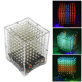 New Hot DIY Welding Electronic Bulk Parts Bluetooth Light Cube Kit