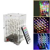 New Hot DIY Welding Electronic Bulk Parts Bluetooth Light Cube Kit