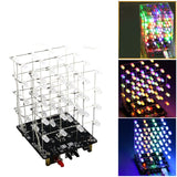 New Hot DIY Welding Electronic Bulk Parts Bluetooth Light Cube Kit