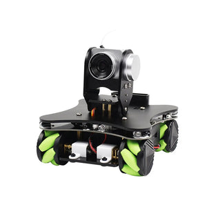 WiFi AI Camera FPV IR Infrared Sensor Smart Robot Car With Mecanum Wheel For Arduino (No Battery/With 2 18650 Batteries)