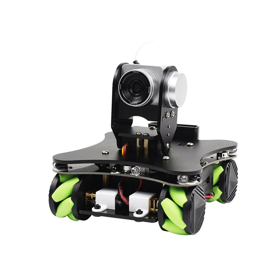 WiFi AI Camera FPV IR Infrared Sensor Smart Robot Car With Mecanum Wheel For Arduino (No Battery/With 2 18650 Batteries)