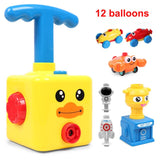 Funny Car Children Cute Car Inertial Power Balloon Toy Boy Hot Frog Duck Model Educational Science Experiment Toys For Kid Gifts