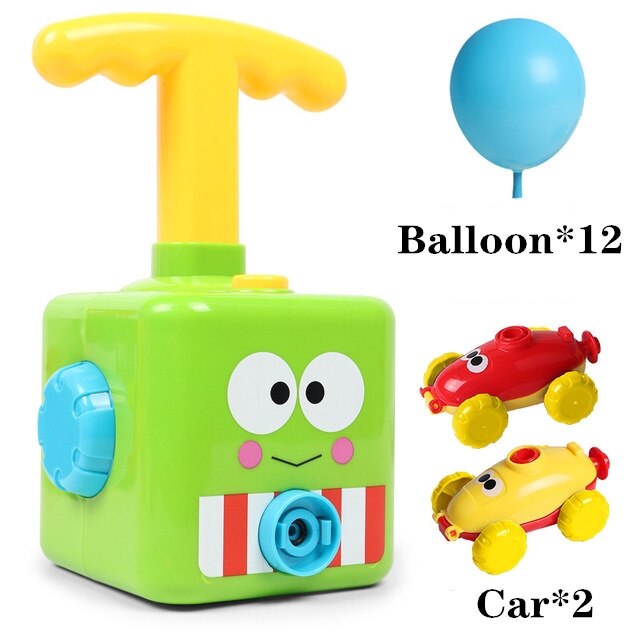 Funny Car Children Cute Car Inertial Power Balloon Toy Boy Hot Frog Duck Model Educational Science Experiment Toys For Kid Gifts