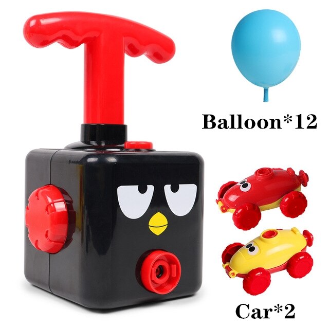 Funny Car Children Cute Car Inertial Power Balloon Toy Boy Hot Frog Duck Model Educational Science Experiment Toys For Kid Gifts