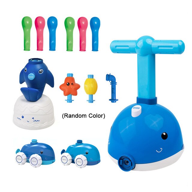 Funny Car Children Cute Car Inertial Power Balloon Toy Boy Hot Frog Duck Model Educational Science Experiment Toys For Kid Gifts