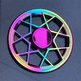 Colorful Zinc Alloy Fidget Spinner Gyro Toys R188 Metal Bearing Rainbow Hand Spinner  Focus Toys For Adult Kids Christmas Gifts