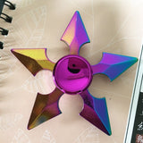 Colorful Zinc Alloy Fidget Spinner Gyro Toys R188 Metal Bearing Rainbow Hand Spinner  Focus Toys For Adult Kids Christmas Gifts