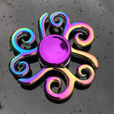 Dazzling Rainbow Finger Spinner Metal R118 Bearing Spinner Toy Adult Toys for Children Raytheon Mushroom 60-65mm Fidget Spinner