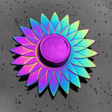 Dazzling Rainbow Finger Spinner Metal R118 Bearing Spinner Toy Adult Toys for Children Raytheon Mushroom 60-65mm Fidget Spinner