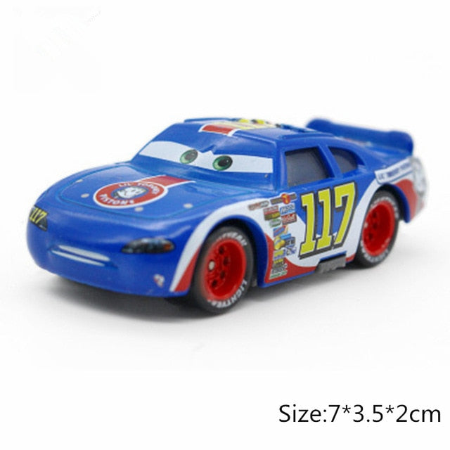 39Style Disney Pixar Cars 3 2 Jackson Storm Cars Ramirez The King Mater 1:55 Diecast Metal Alloy Model Cars Kid Gift Boy Toys